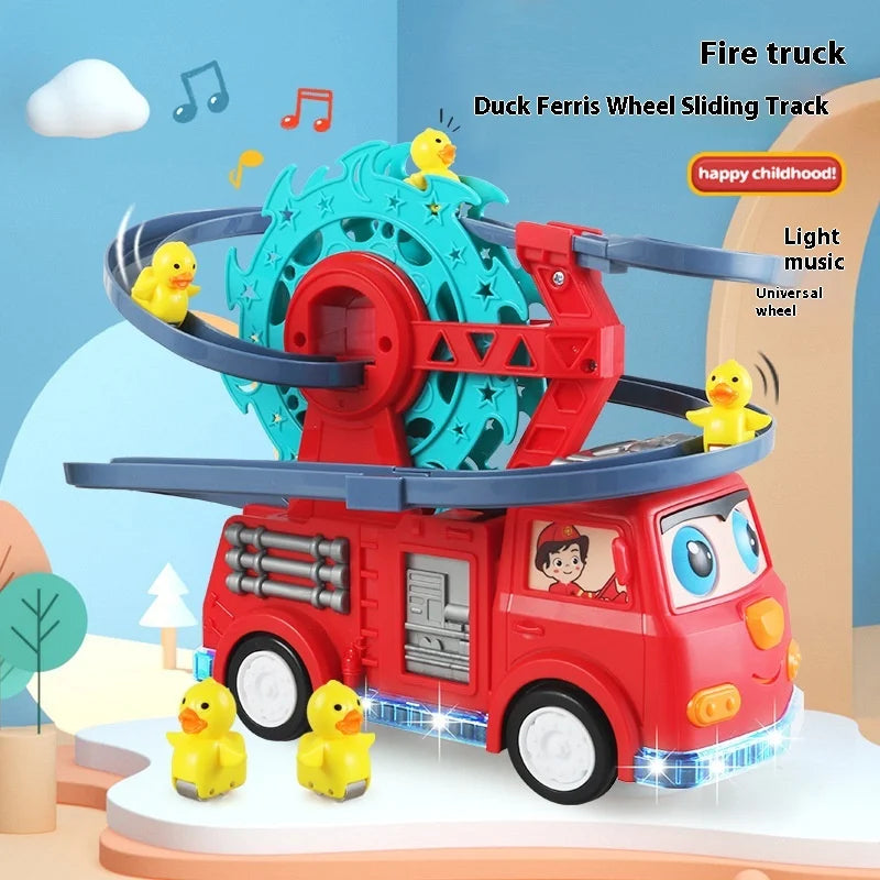 Children Duck Ferris Wheel Track Car