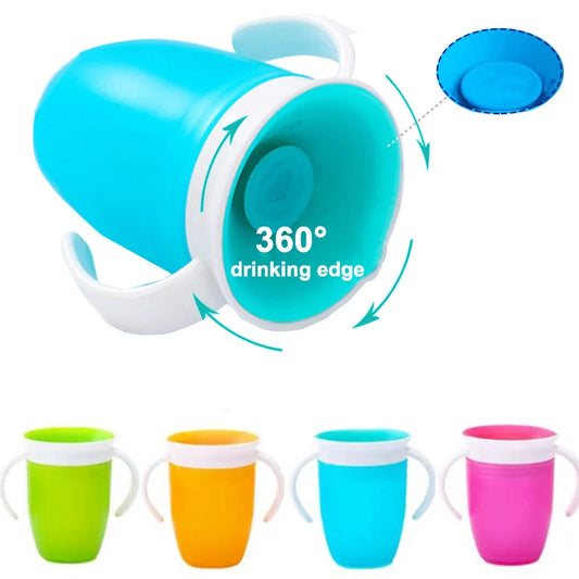 Baby Water Cups 360 Degrees Rotated Baby Learning Drinking Cup