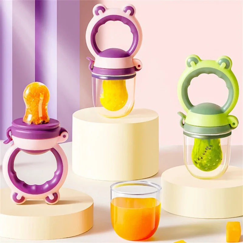 Baby Fresh Food Feeder Silicone Fruit Feeding Nibbler