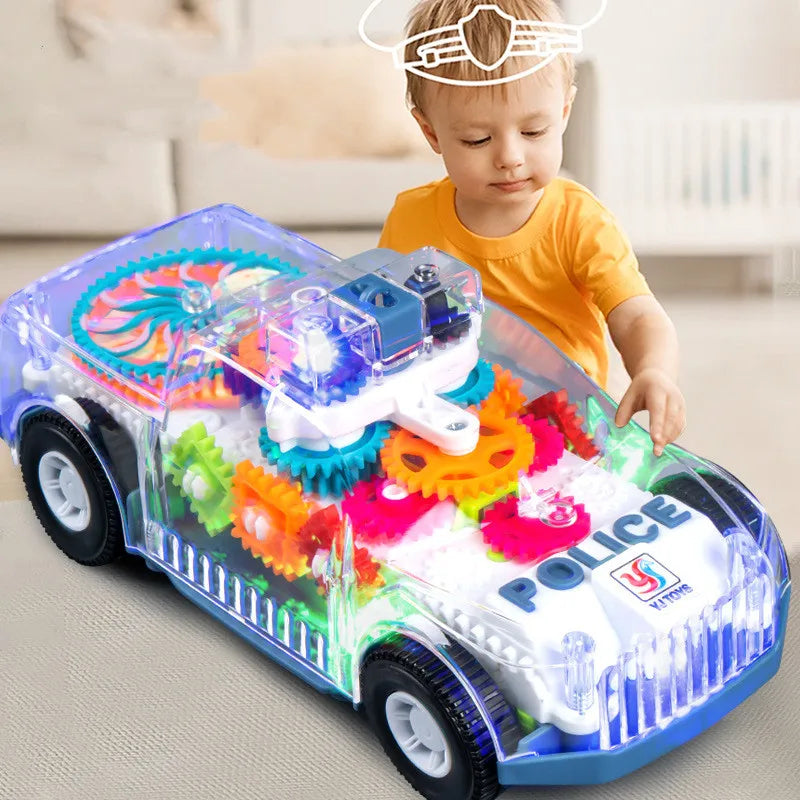 Light Up Baby Toddler Police Car