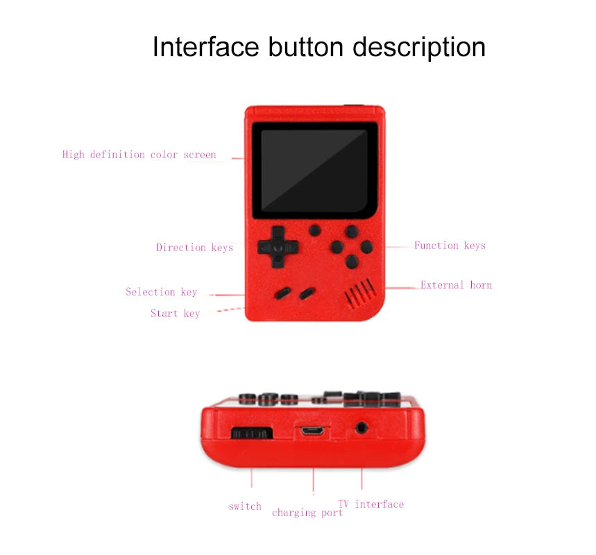 children's game portable mini video game