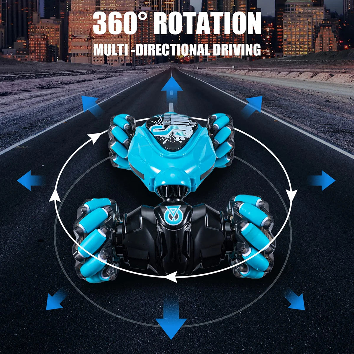 Gesture RC Car, Gesture Sensing RC Stunt Car Toys for Kids,