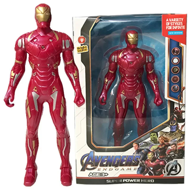 17 Cm Children Toys Marvel Anime Figures Spiderman Hulk Action Figure Iron Man