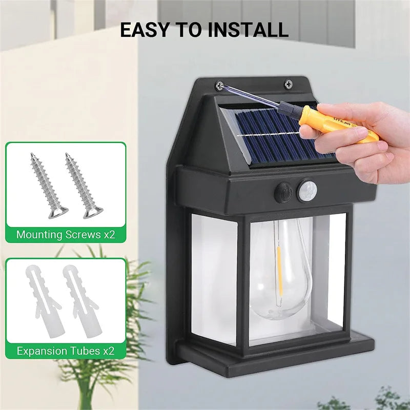 Waterproof Wireless Outdoor Solar Wall Lights