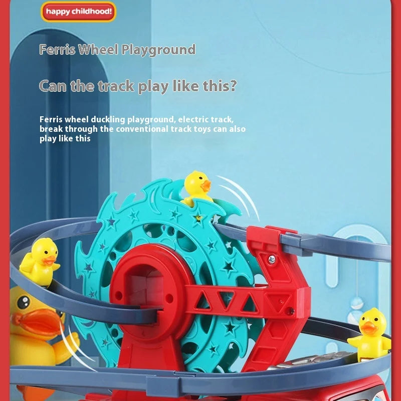 Children Duck Ferris Wheel Track Car