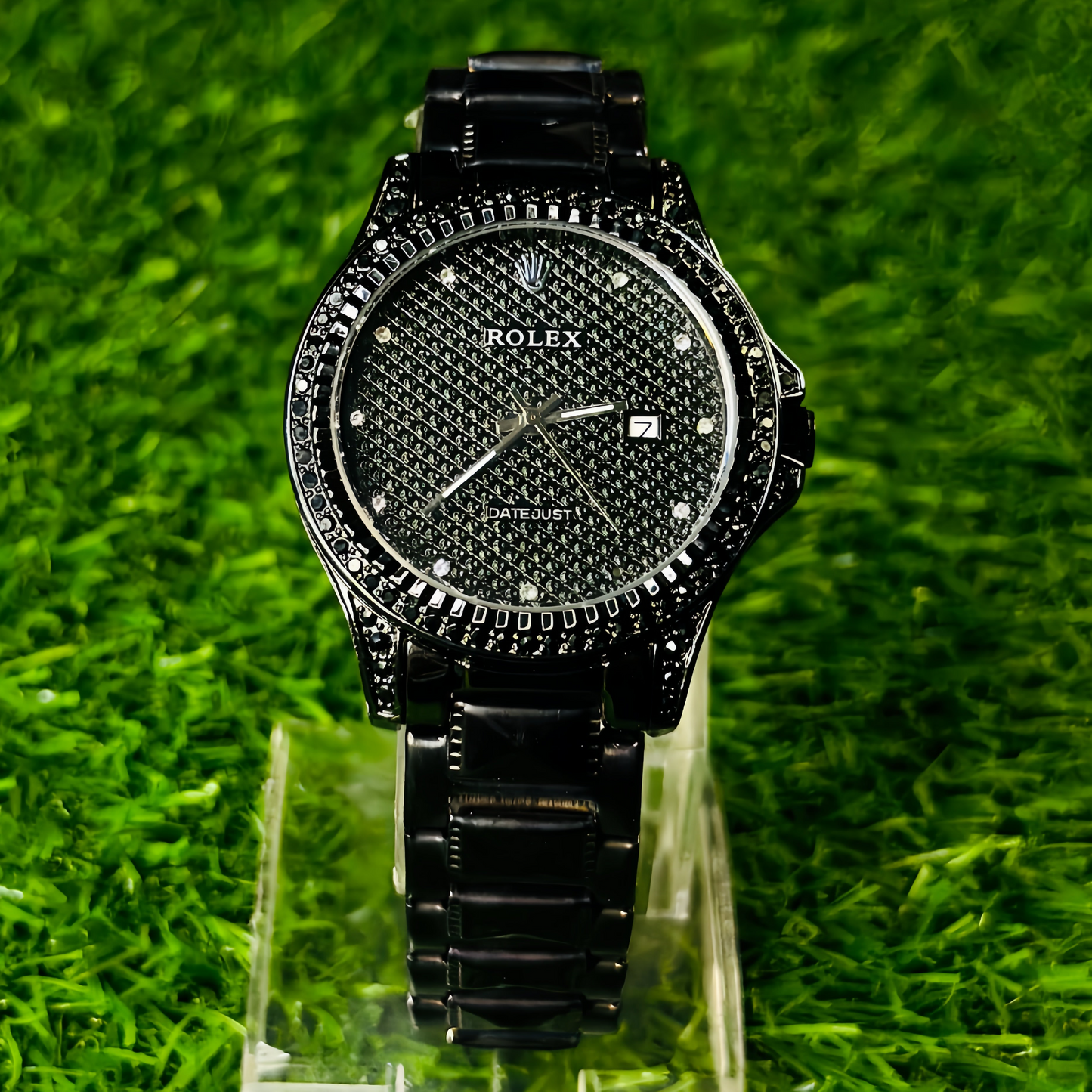 Majestic Black Bezel Crystal Rolex