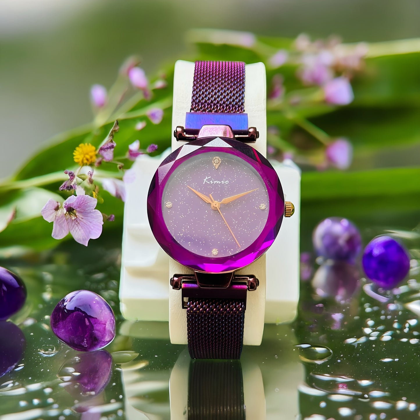 Dreamy Purple Starry Ladies Watch