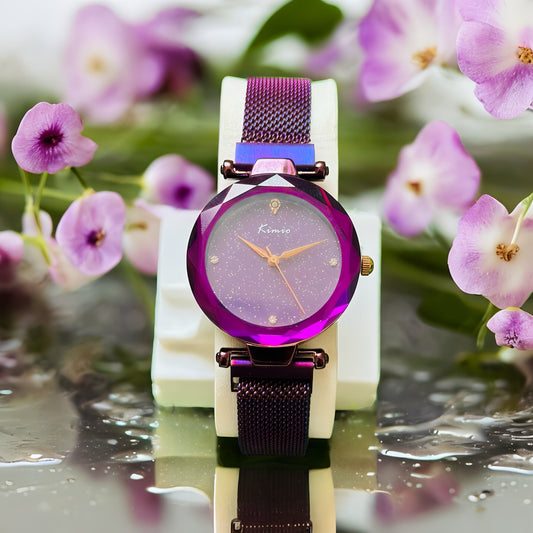 Dreamy Purple Starry Ladies Watch