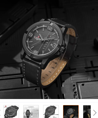 NAVIFORCE Casual Men Leather Strap Watches